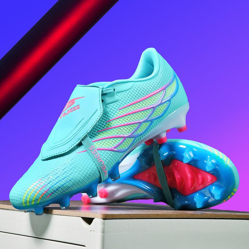 New 2025 flip low-top football shoes men's spikes youth game training shoes women's sports shoes