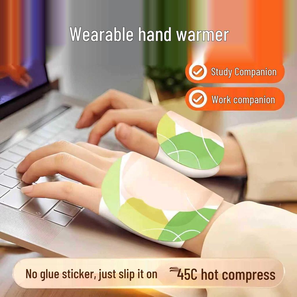 Wearable Self-Heating Hand and Foot Warmer Patch for Winter