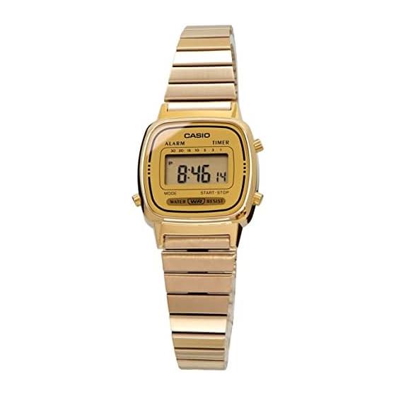 [Casio] CASIO Women's Watch Digital NEW Design LA670WGA-9 Gold Overseas Model [Parallel Import]