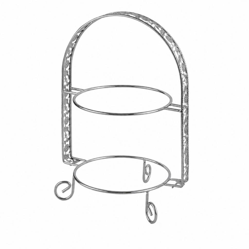 Metal Pastry Display Stand with Circular Tiers Decorative Cake
