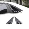 Car Rear Window Shutter Louver Side Vent Sunshade Panel Cover Trim Black Carbon Fiber Accessories For GEELY EMGRAND  - 2025