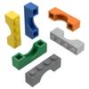 10PCS 3659 1x4x2 Flat Arch Building Blocks MOC Construction Accessories Parts Compatible with Brick Children Toys Gift