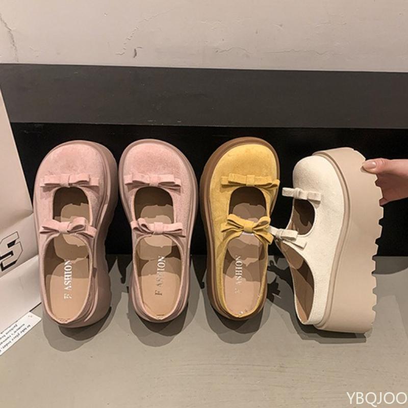 Fashion Versatile bow height increasing, short cool drag women's spring summer new style thick soled simple comfortable women's shoes