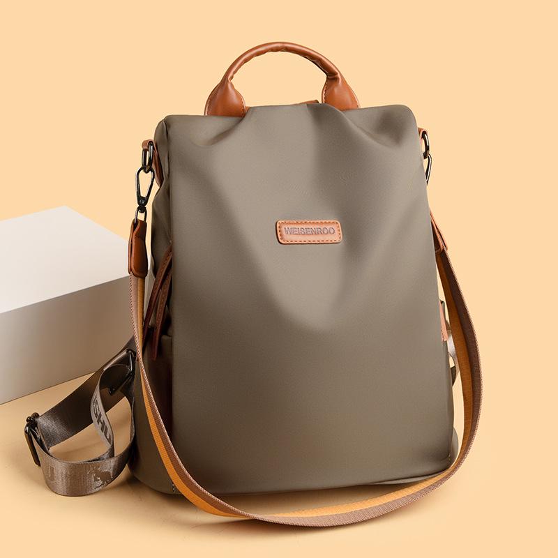 Women's High-End Casual Oxford Cloth Travel Backpack - Large Capacity, Versatile Design