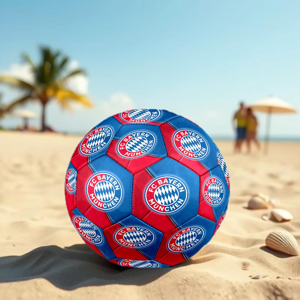 Bayern Monaco Pallone da Calcio Taglia 5 Alta Elasticità Pallone da Calcio Per Competizione All'aperto Allenamento Quotidiano Gioco