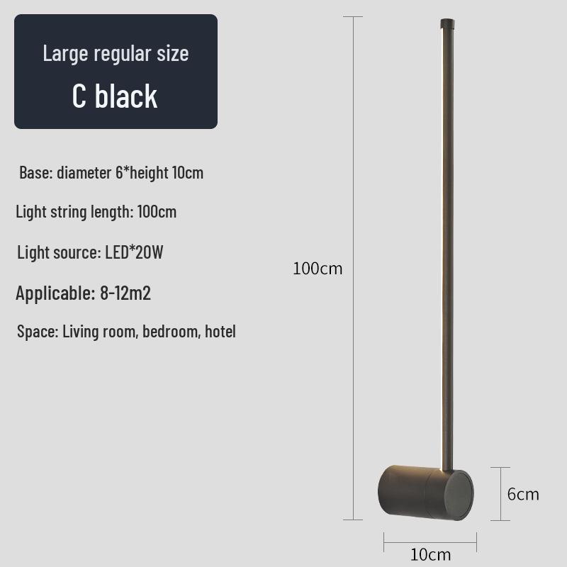 Creative Minimalist LED Wall Light for Hallway, Bedroom, Living Room, Study, and Staircase
