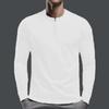 2024 New Spring And Autumn Men T-Shirt Leisure Sports Long Sleeve Men'S Clothing Base Shirt Henley Shirt Free Shipping