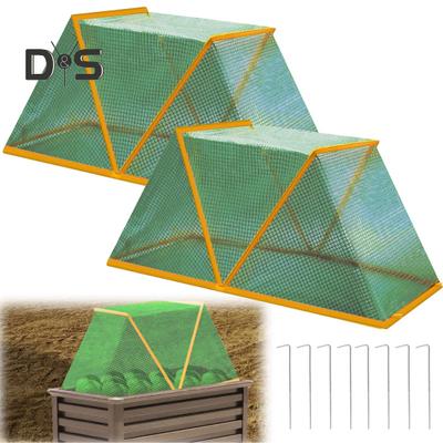 Garden Row Accelerator Pflanzenzelt, faltbarer Pflanzennetzkäfig, Gewächshausabdeckung, Hochbeete, Pflanzenschutz für Gartenreihen, schützt Gemüse