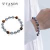 Tandy (Tandy) Terahertz Brown Tiger Eye Unisex Fashion Bracelet Th819