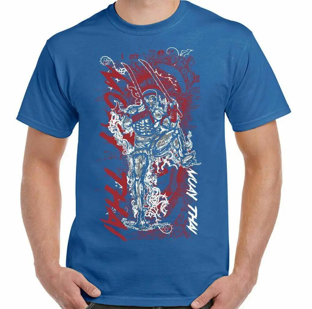 

Muay Thai MMA Martial Arts Thailand Training Top Fitness TShirt Summer Cotton ONeck Short Sleeve Mens T Shirt New S3XL S
