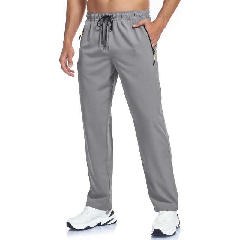 Spring and Summer Thin Ice Silk Quick Dry Casual Pants Outdoor Running Fitness Sports Pants Men S Casual Pants Clothing Work Pants Leisure Trouser