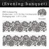 55mm*2m Black White Lace PET Tapes DIY Scrapbooking Junk Journal Aesthetics Decor Diary Collage Masking Tape Stationery Supplies