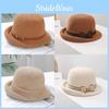Summer Sun Hat For Women With Short Brim And Bow Knot For Outdoor Sun Protection
