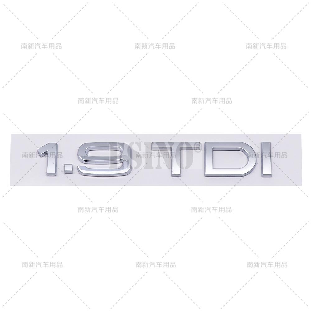 ABAB1 3D 1.6 1.9 2.0 3.0 4.0 TDI Car Trunk ABS Badge Emblem For Car Rear Tailgate Adhesive Badge Sticker for A4 A5 A6 A7 A8 Q3 Q5 Q7