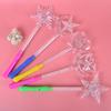 Lumini intermitente cu LED-uri Stick cu zână strălucitoare Baghetă stea magică Petrecere Jucărie cadou pentru copii Stick pentagramă strălucitor Trucuri magice luminoase