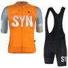 SYN Heren Fietskleding Korte Set Zomer Racefiets Ceder Slim Fit Fiets Sportshirt Racefiets Fietsshirt Koersbroek