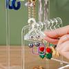 Jewelry Organizer 16pcs Hangers Shaped Jewelry Holder Clothes Hanger Ear Studs Stand  Women Girls