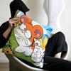 Cute Anime H-Hamtaro Cushion Cover Pillowcase Upholstery Sofa Throw Pillow Home Decor Pillowcas