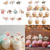 Turtle Birthday Cake Accessories With Diy Paper Placards For Event Decor