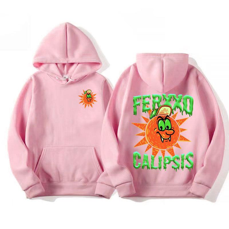Ferxxo Calipsis Potisk Módní Mikina Ležérní Oversized Unisex Podzim Zima Flísová Streetwear Topy Pánské Sudaderas