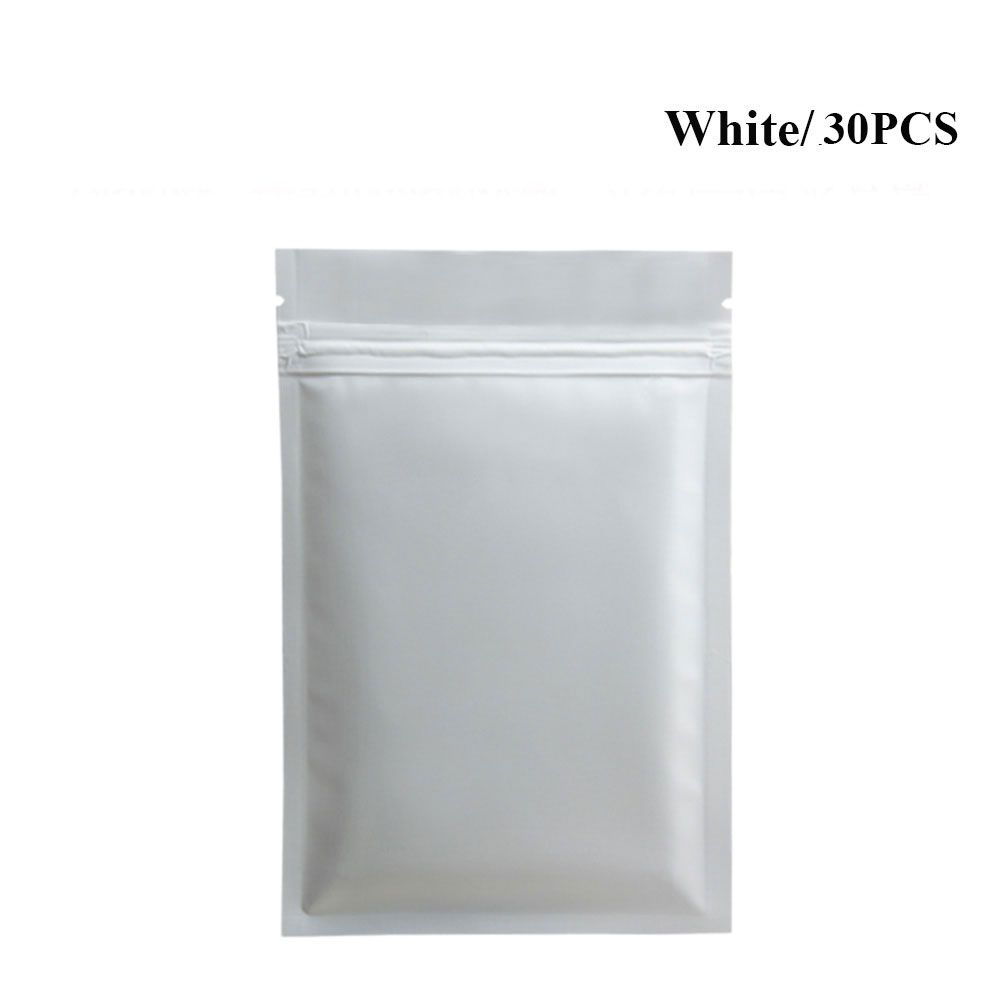 10/30PCS New Home Storage Flat Glossy Heat Seal Aluminum Foil Bags Storage Bags