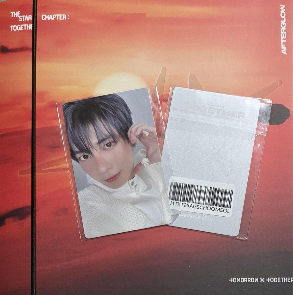 [USED] TXT TOGETHER studio choom Taehyung trading card