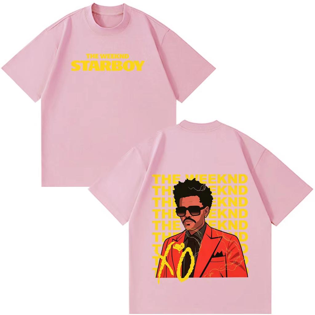 2026 Summer Hot Sale Rapper The Weeknd Music Album Cover T Shirts Men Women Fashion Hip Hop T Shirt Trendy Streetwear for Daily Looks