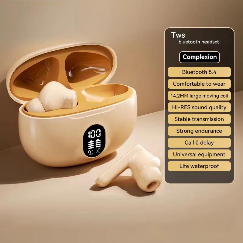 Bluetooth Earphones Wireless Headphone ENC-Calling Noise Cancelling Headset HiFi Stereo Handsfree Earphone