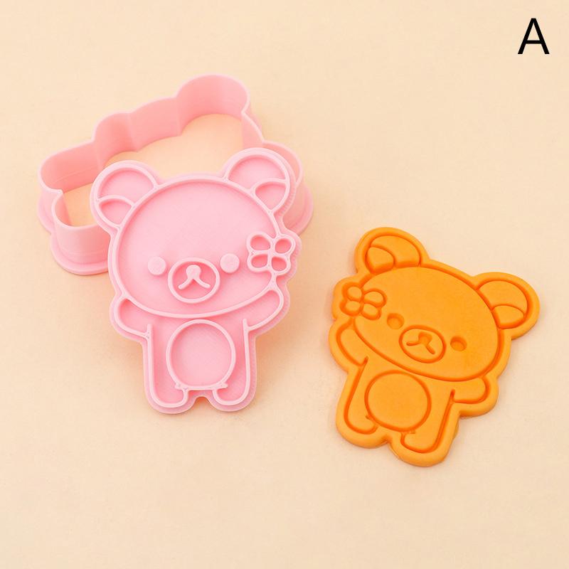

Cute Bear Sandwich Mold Bread Cake Biscuit Embossing Device Crust Cookie Cutter Baking Pastry Tools