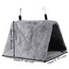 Soft Plush Material Bird Hammock Nest Hanging Design Plush Bird Bed Bird Cage Tent  Winter Season
