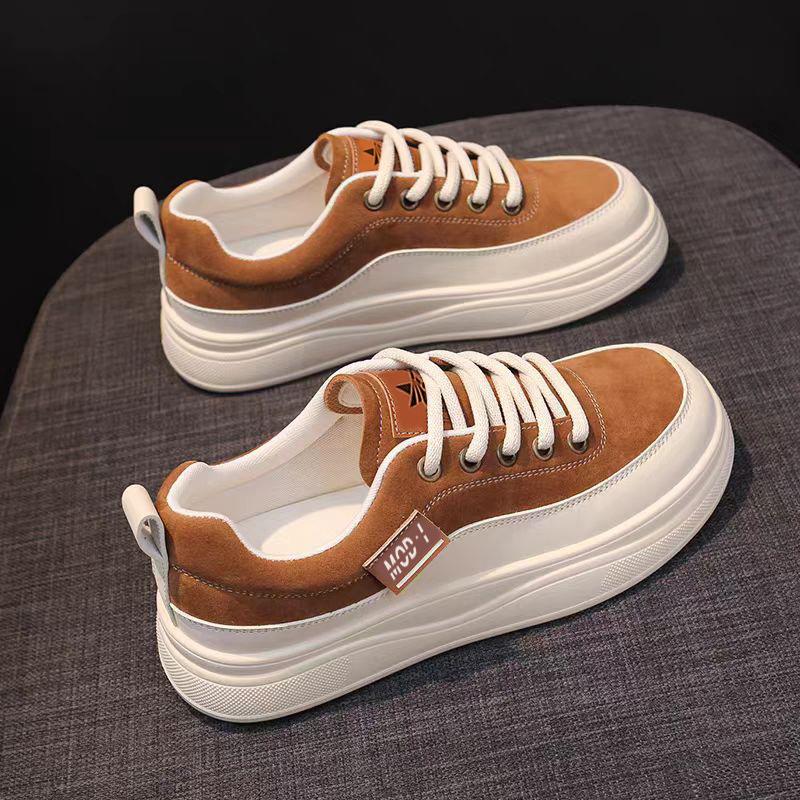 Board shoes new autumn leather student casual sports shoes 35