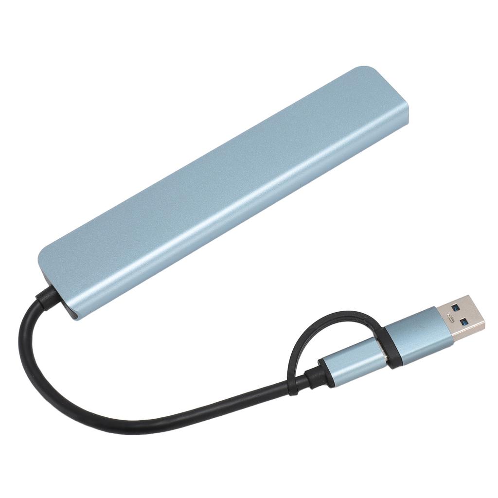 8 In 1 USB C Hub Multi Port Adapter USB 3.0 USB 2.0 USB Type C Fast Data Transfer USB C Hub with Card Slot for Phone