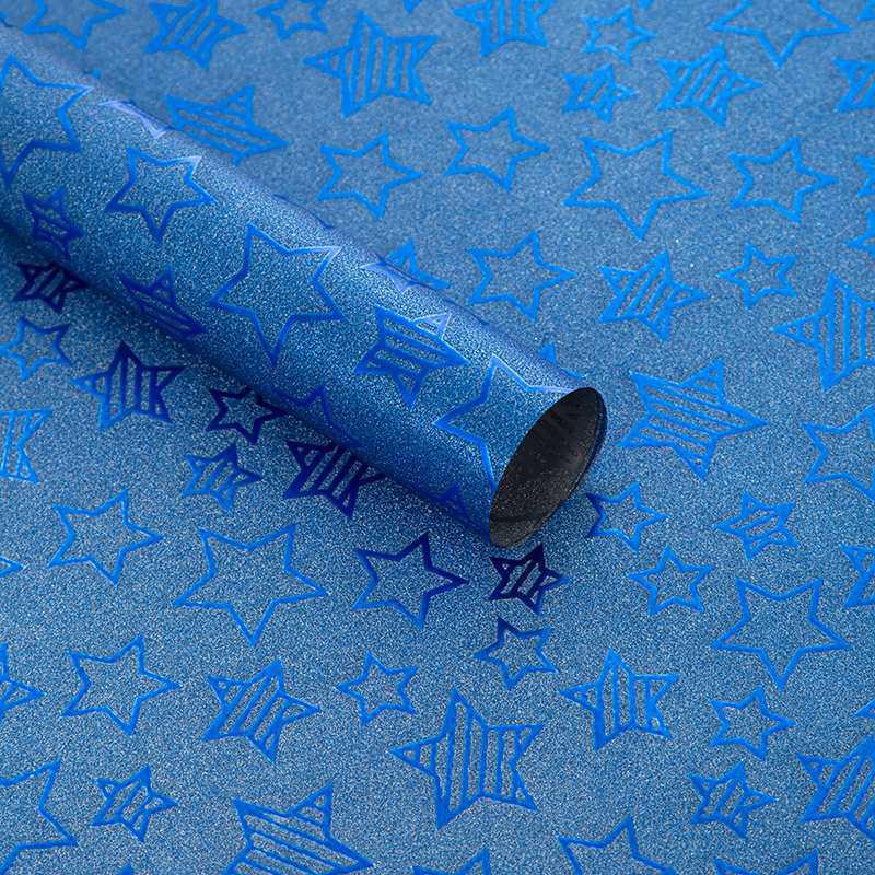 Five-Pointed Star Color Gift Wrapping Paper Valentine'S Day Anniversary Birthday Gift Wrapping Paper Waterproof Book Paper