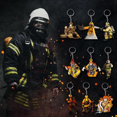 (Qunide) Keychain Acrylic Car Pendant Decoration Jewelry Pendant Commemorative Keychain Acrylic Keychain