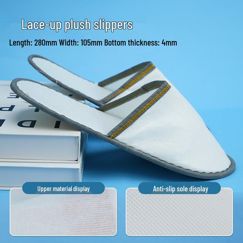 Luxuriöse rutschfeste Hausschuhe aus Korallenfleece für Hotels, B&Bs und Privatzimmer