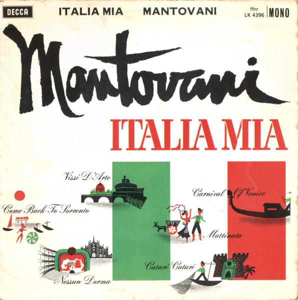 

LP Record MANTOVANI - Italia Mia LK4396 Decca 1961 UK Classical Used