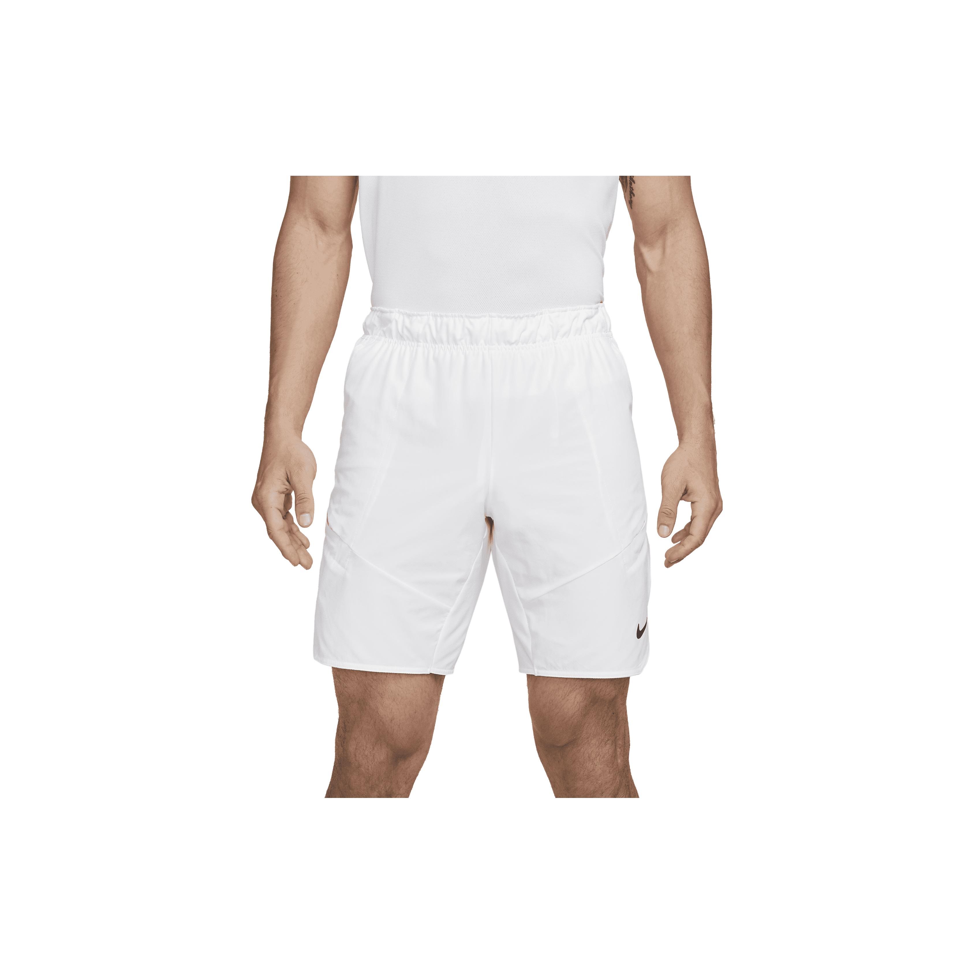 

Nike Solid Color Brand Logo Lace-Up Shorts Men shorts White DD8331-100 L