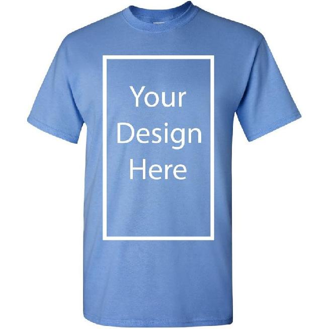 Add Your Own and Text Design Custom Personalized Adult T-Shirt Tee