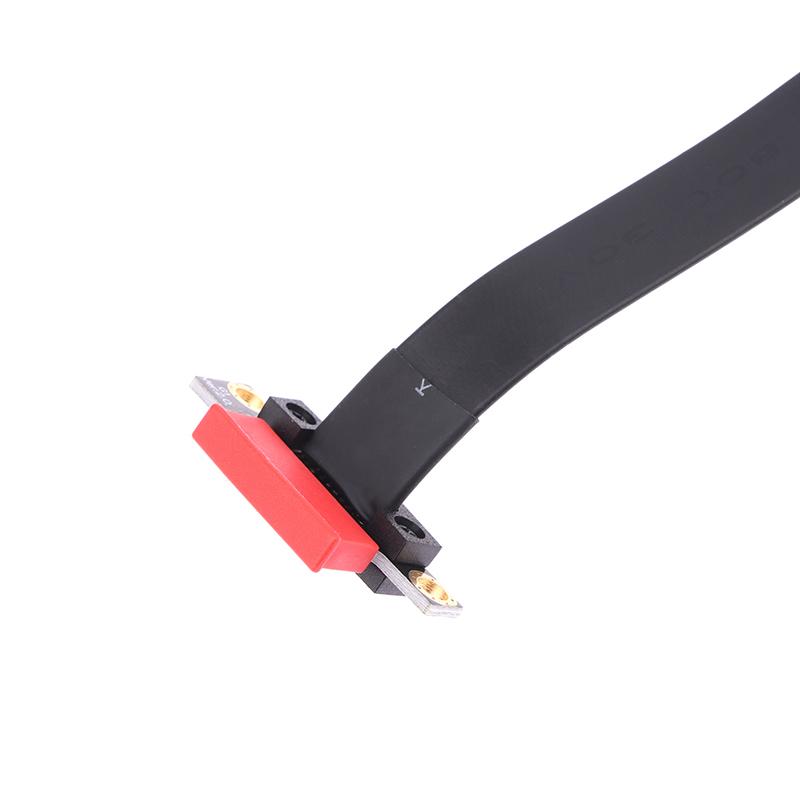 Pci-E 3.0 1X Riser Cable Dual 90 Degree Right Angle Pcie 3.0 X1 To X1 Extension Cable 8Gbps Pci Express 1X Riser Card