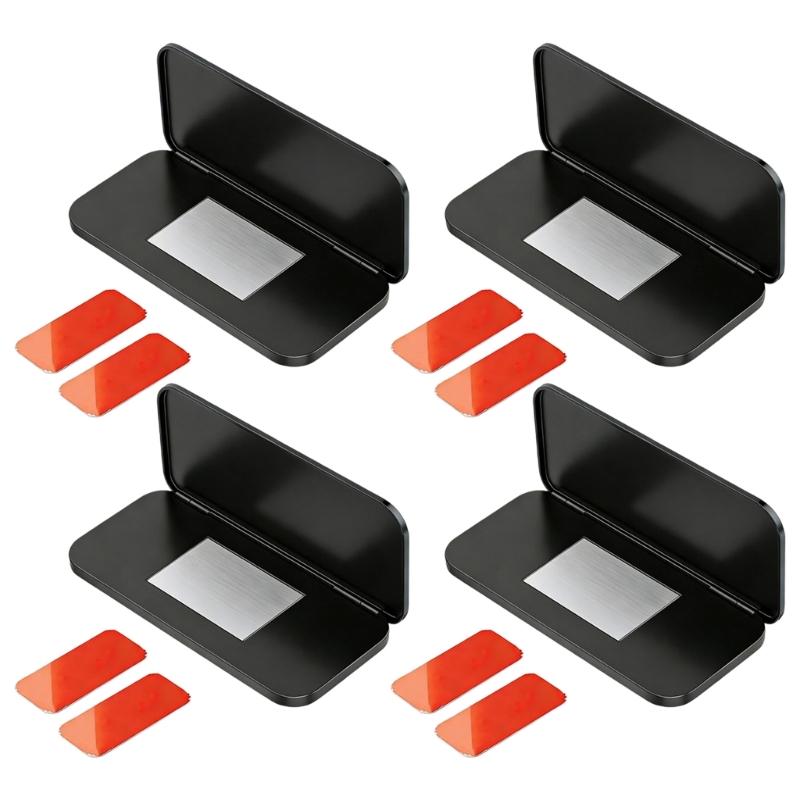 Heavy Duty Stainless Steel Magnetic Cabinet Door Catches Adhesive Drawer Magnets Magnetic Door Holder for Cabinets
