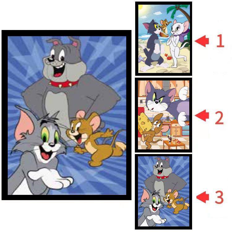 Hello Kitty & One Piece 3D Lentikulärt Pokemon-affisch