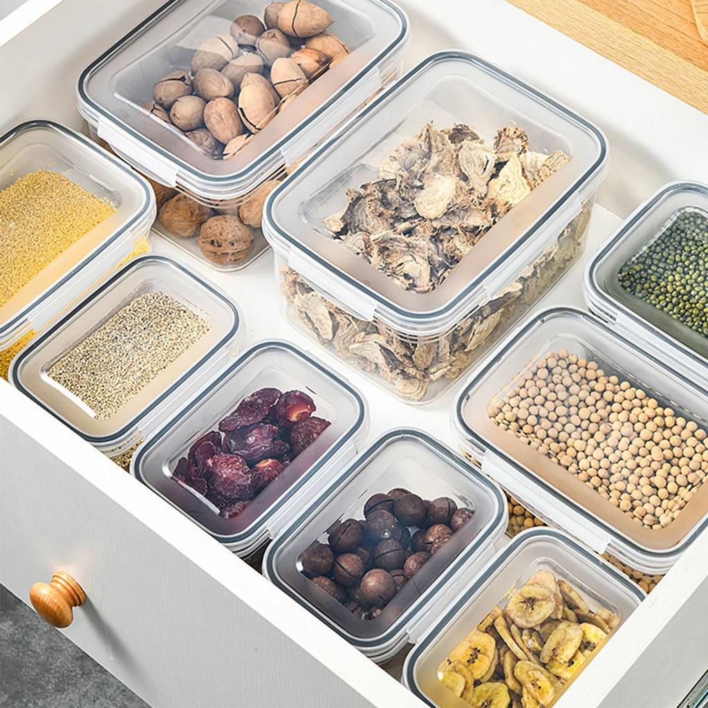 3pcs Drain Storage Basket Box Transparent Leakproof Food Storage Containers with Removable Colander for Fridge