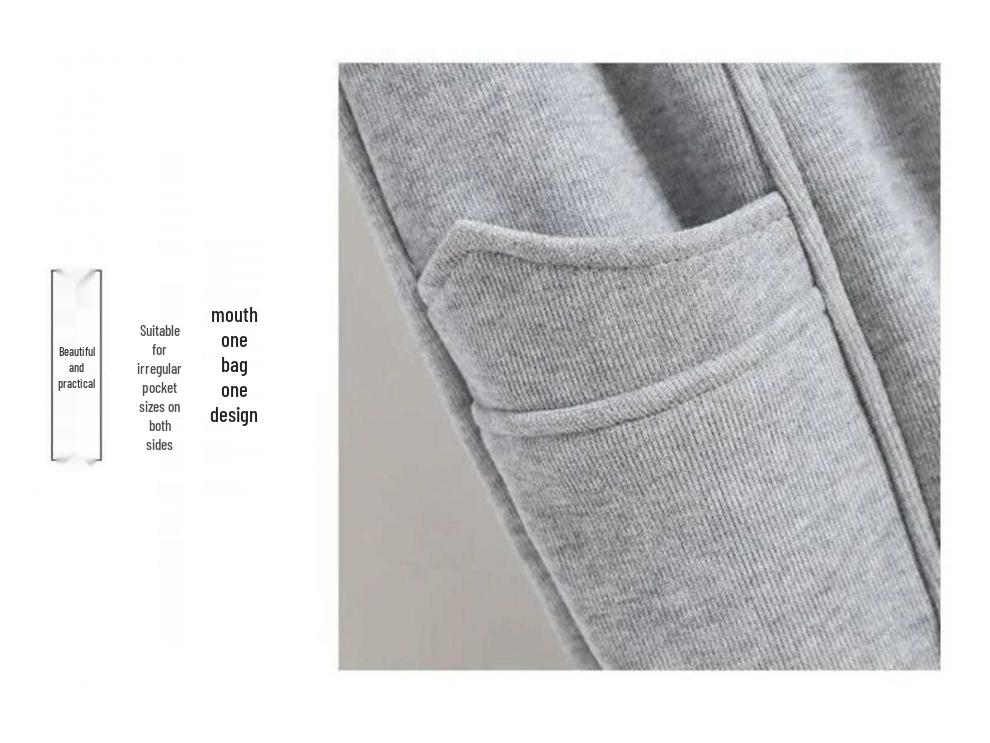 Women's Velvet Fleece-Lined Jogger Pants - Casual, Loose-Fit Harem Style