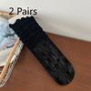 2 Pairs of Summer Ballet Style Thigh-high Socks, Thin and Sweet Girl Breathable Mesh Pile Socks, Lace Socks