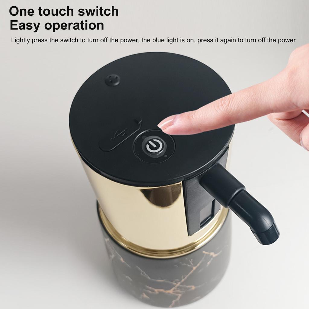 Berührungsloser Automatischer Seifenspender mit Sensor Wiederaufladbarer Smart Infrarotsensor Handwäsche für Büro Zuhause Badezimmer und Küche Pumpe