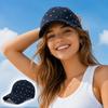 Breathable Sun Protection Hat Adjustable Sunshade Cap Fashionable Sun Visor Cap  for Women
