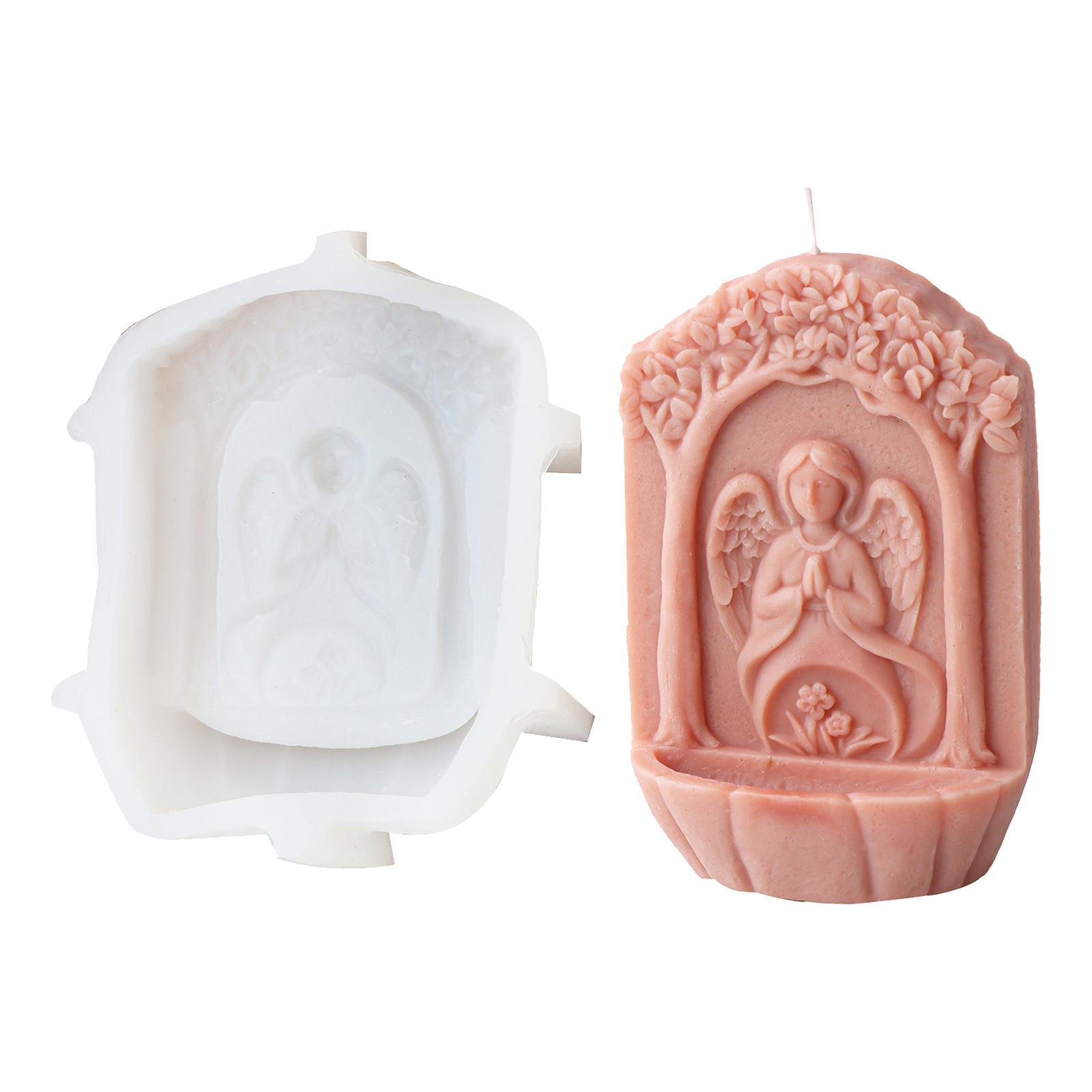 

Силиконовая форма для изготовления свечей, силиконовые формы для свечей, форма для религиозной статуи, силиконовая форма для рукоделия, подходящая для поделок из смолы 4