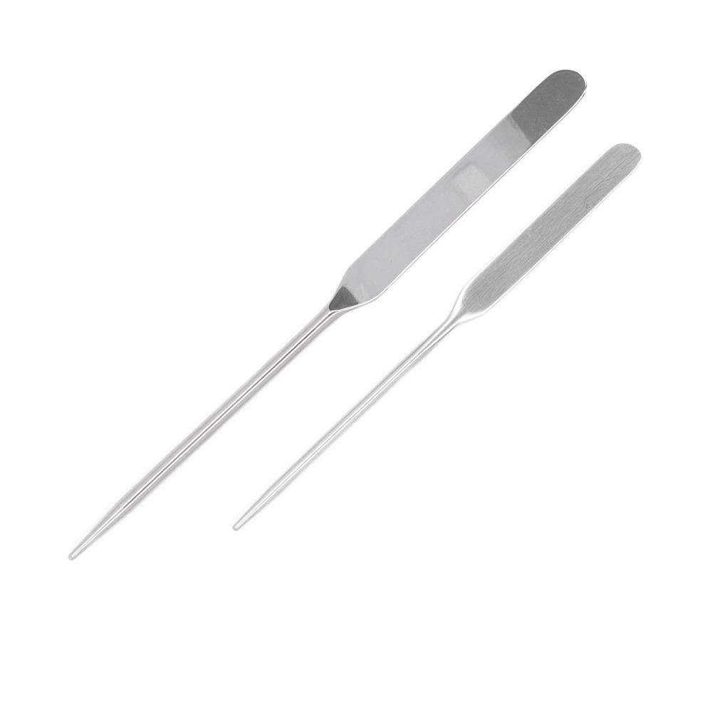2pcs Set Double Ended Foundation Stirrer Stick Cosmetic Foundation Spatula For Nail Art