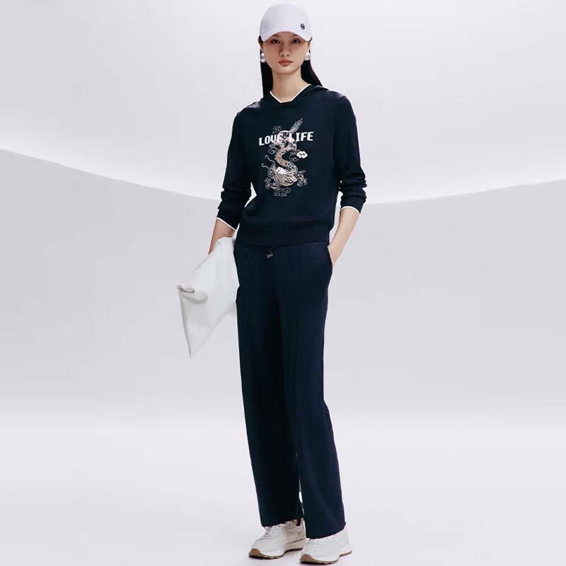 JESSIE 3D Toothpick Pleat Wide-Leg Knit Pants for Women