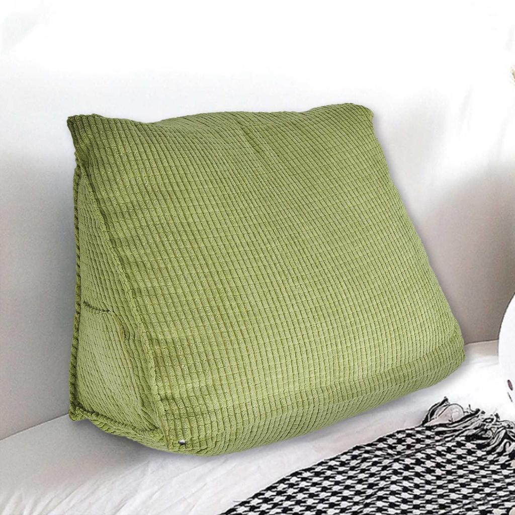 Good-Reading Backrest Cushion Wedge Pillow Back Cushion Lumbar Pad Bed Office Chair Rest Pillow Back Support Pillow